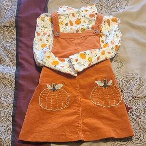 Isaac Mizrahi Orange Pumpkin Dress Costume